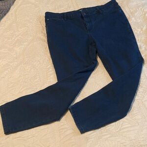 Simply Vera Vera Wang Women’s Dark Blue Straight Jeans